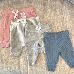 Kids Bottoms Set - Pink, Gray, Blue